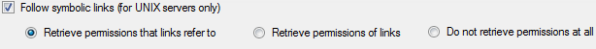 Option: follow symbolic links