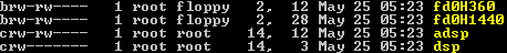 Device files